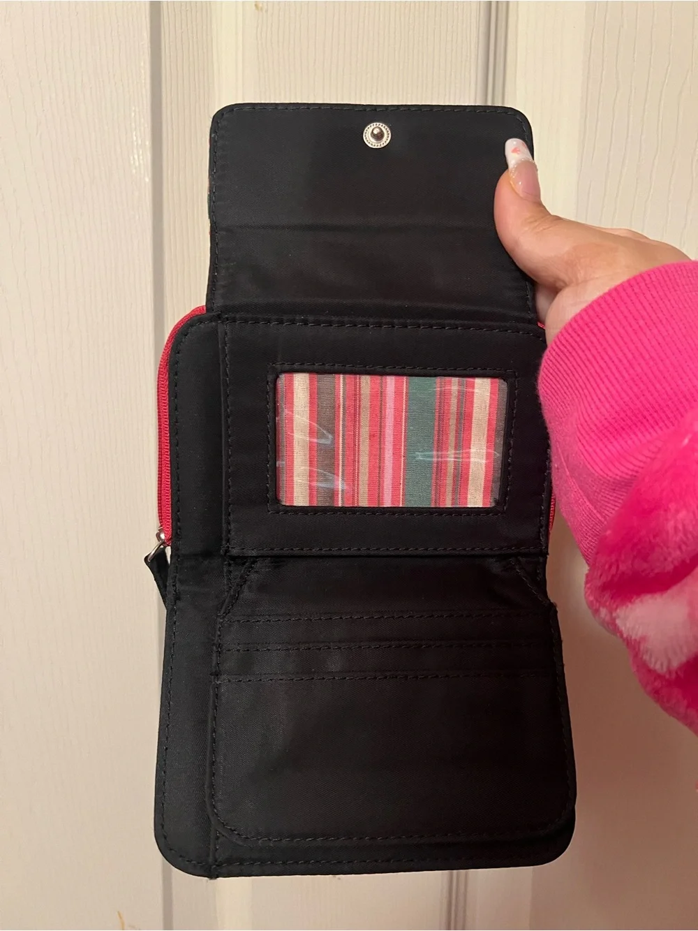 Vintage Kate Spade Striped Compact Wallet